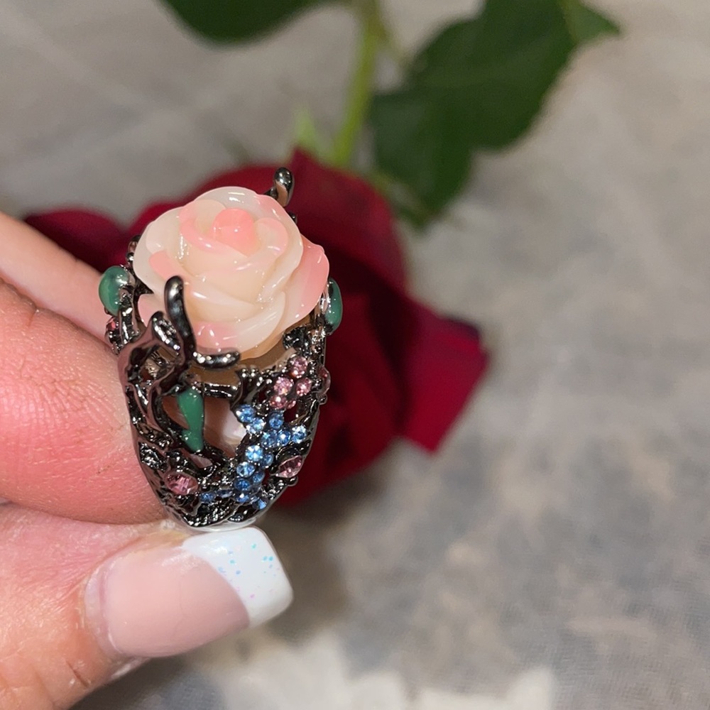 Beautiful RING  Rose design - Picture 10 of 10